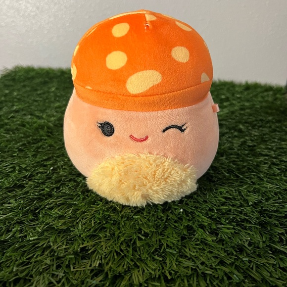 Squishmallows Orange Mushroom Plush - Picture 5 of 6